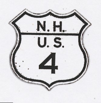 Historic shield for US 4 in New Hampshire