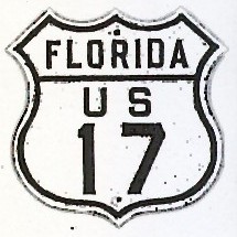 Historic shield for US 17 in Florida