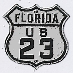 Historic shield for US 23 in Florida