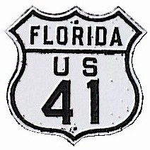 Historic shield for US 41 in Florida