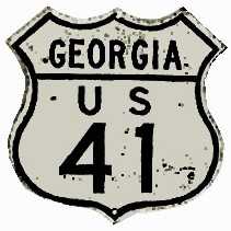 Historic shield for US 41 in Georgia