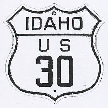 Historic shield for US 30 in Idaho