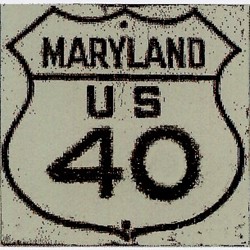 Historic shield for US 40 in Maryland