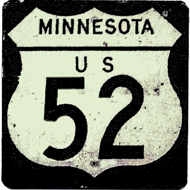Historic shield for US 52 in Minnesota