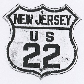 Historic shield for US 22 in New Jersey