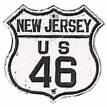 Historic shield for US 46 in New Jersey