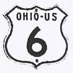 Historic shield for US 6 in Ohio