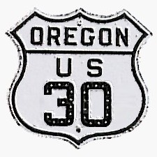 Historic shield for US 30 in Oregon