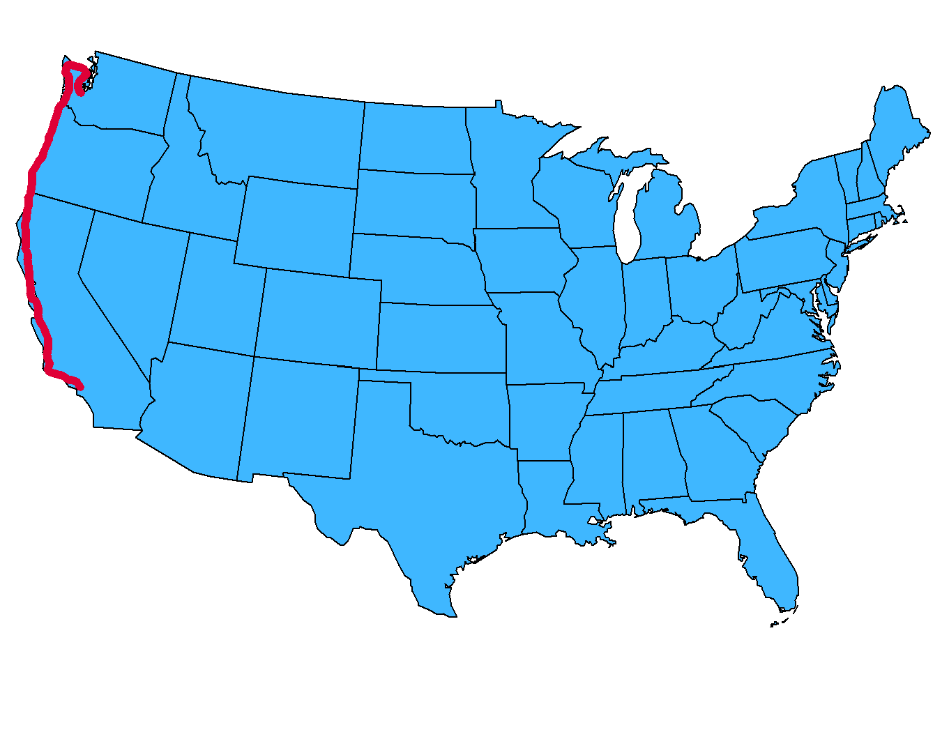 US 101 Map