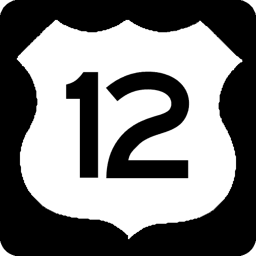 Historic shield for US 12 in Idaho