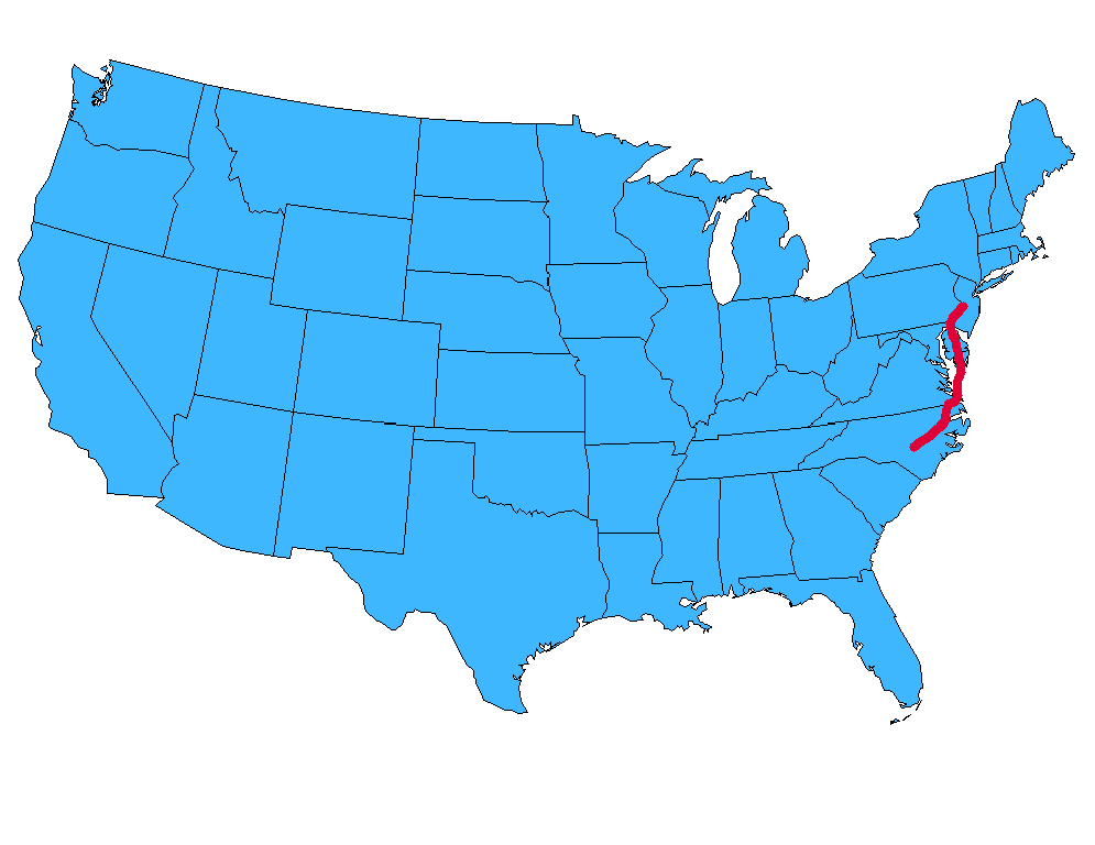 US 13 Map