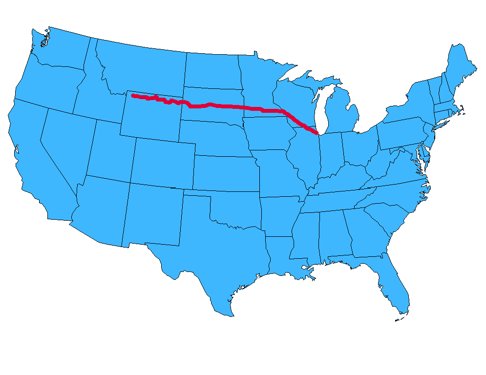 US 14 Map