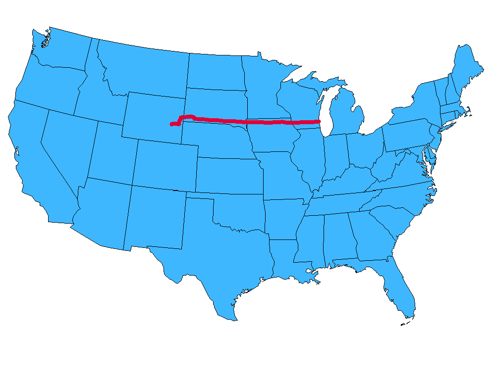 US 18 Map