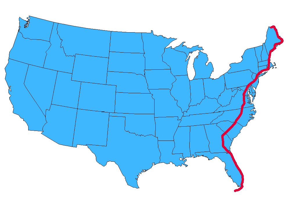 US 1 Map