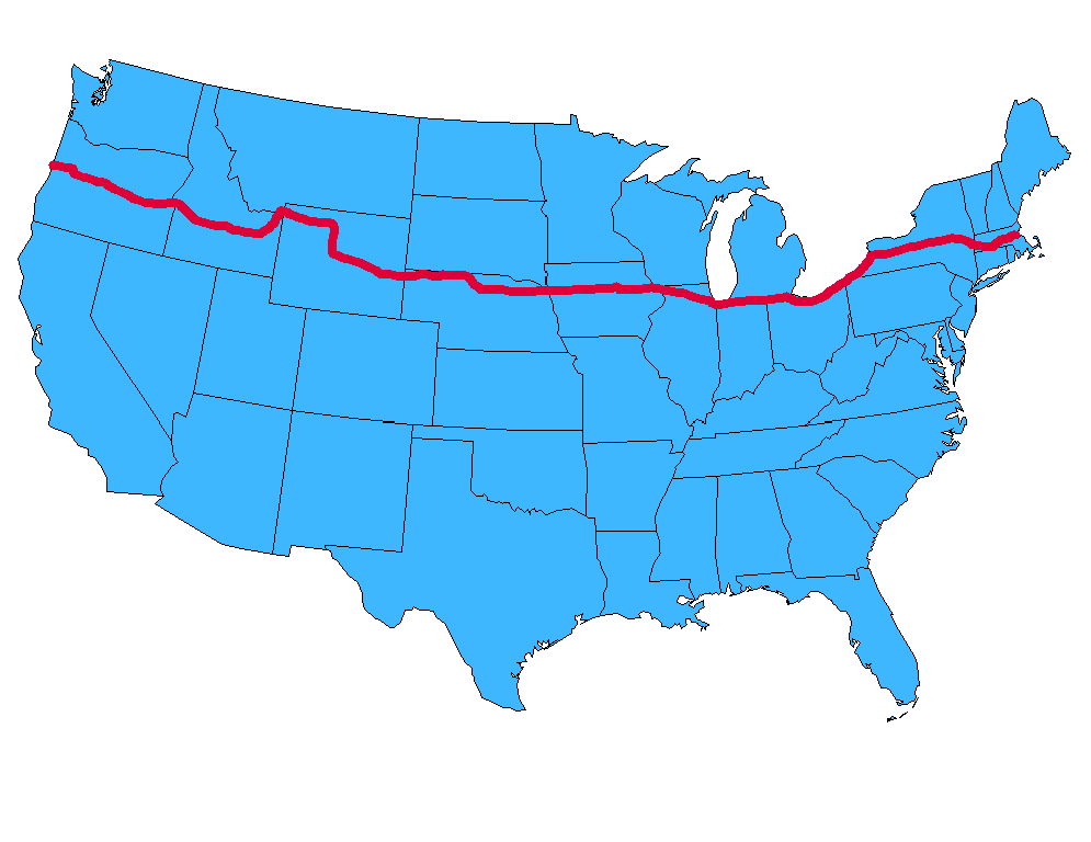 US 20 Map