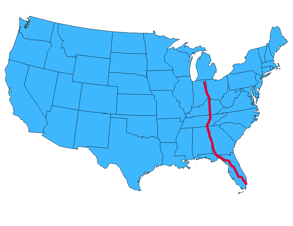 US 27 Map