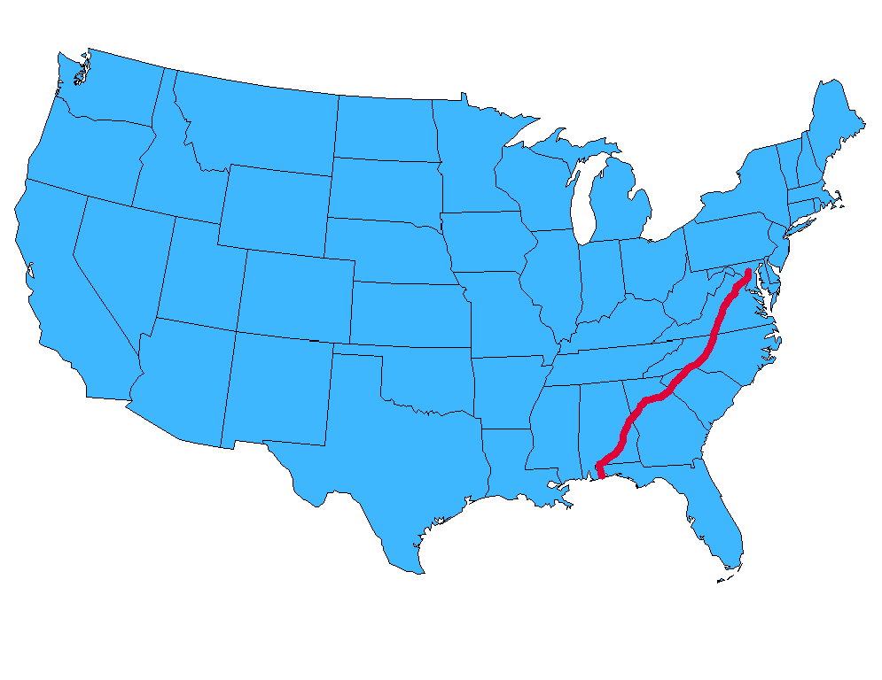 US 29 Map