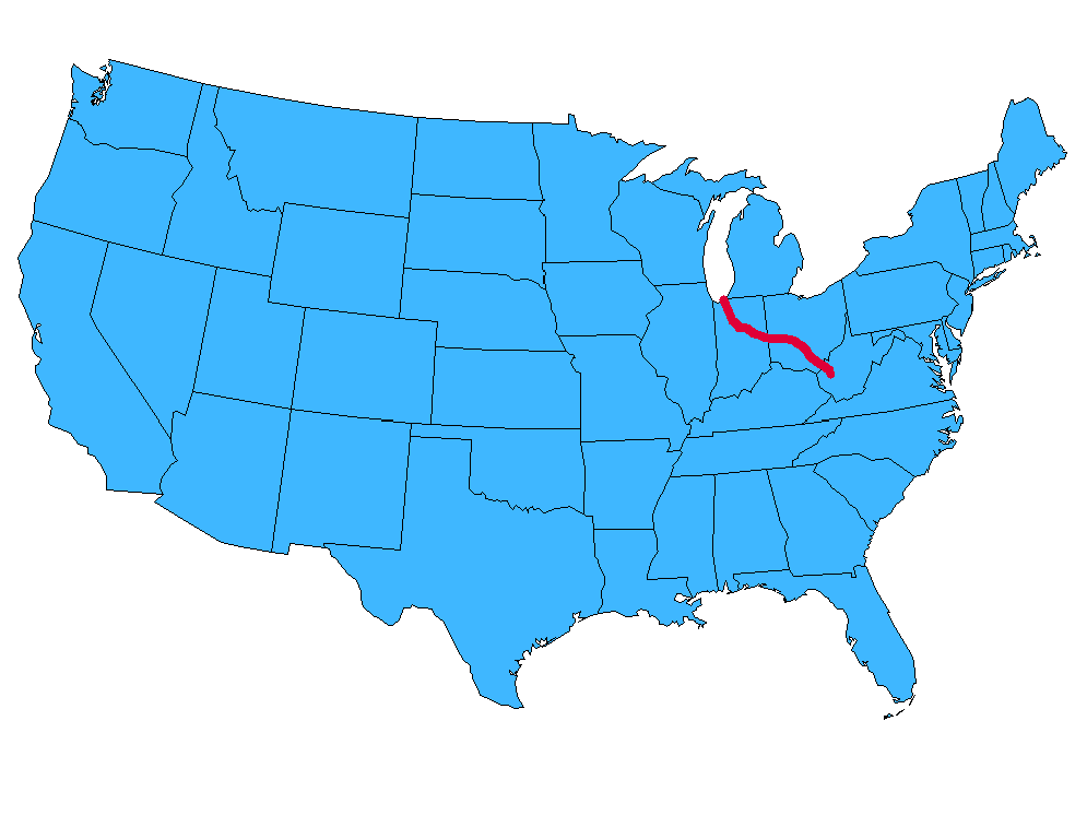 US 35 Map
