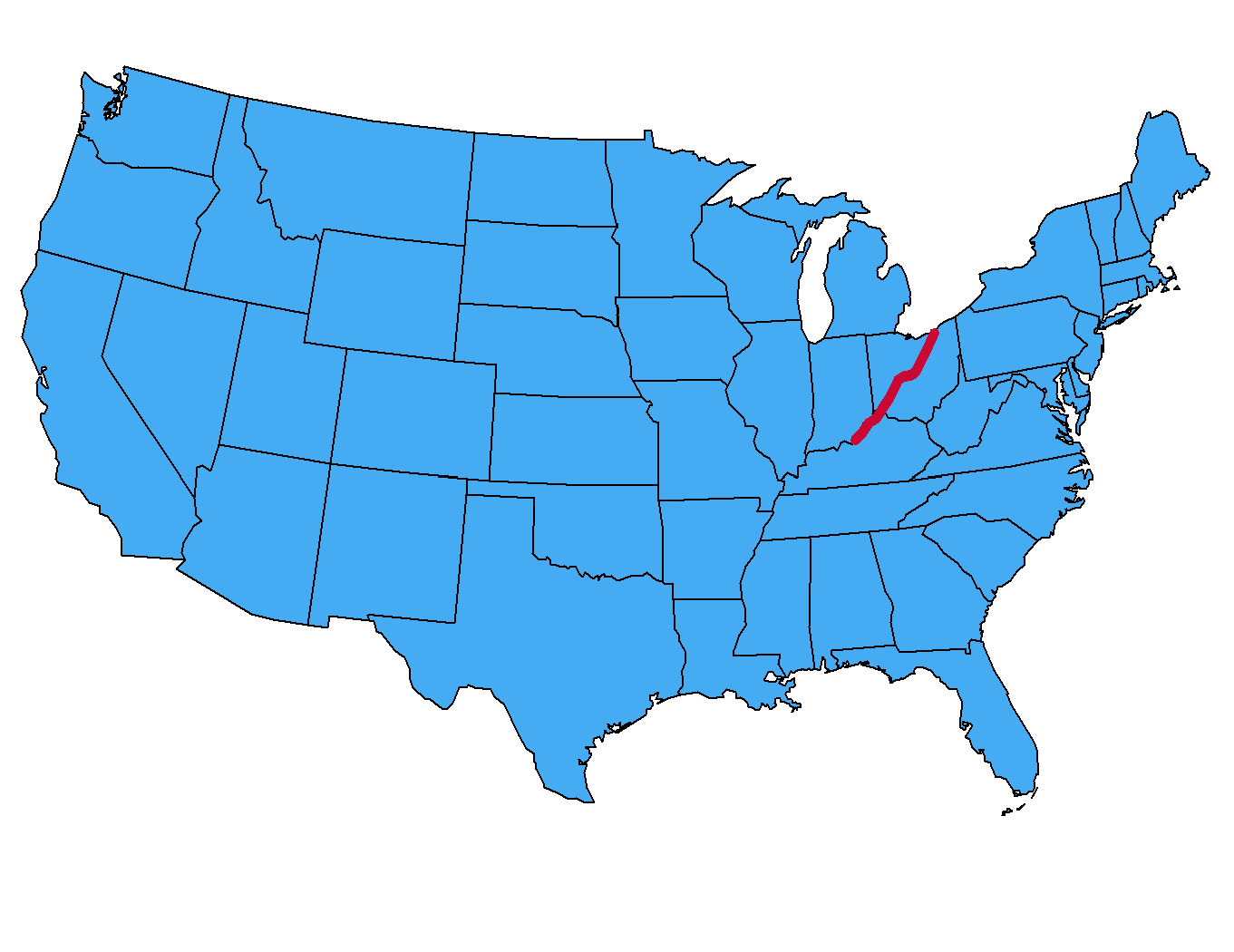 US 42 Map