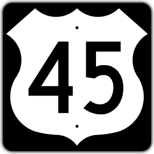 US 45 Shield