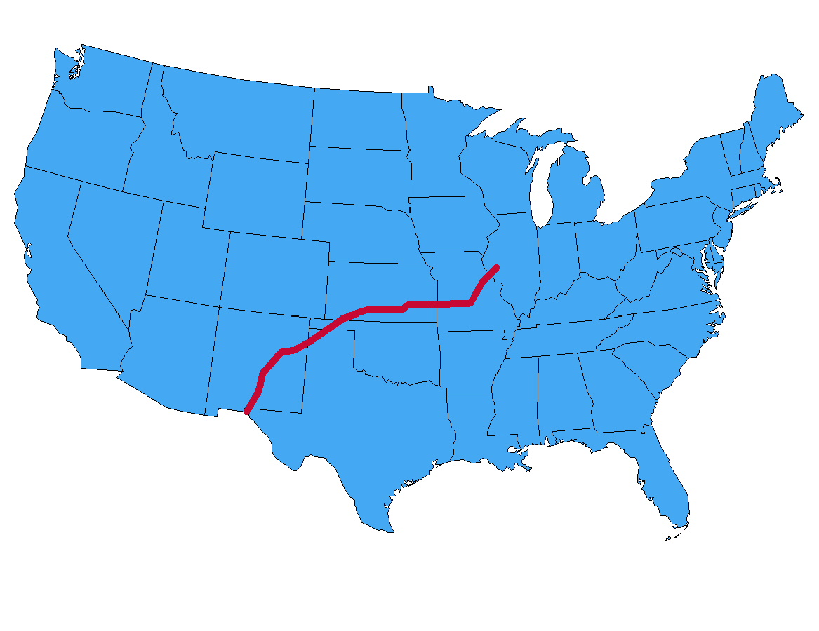 US 54 Map