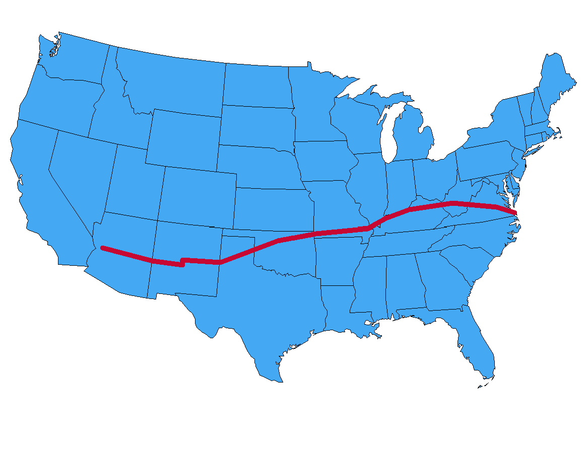 US 60 Map