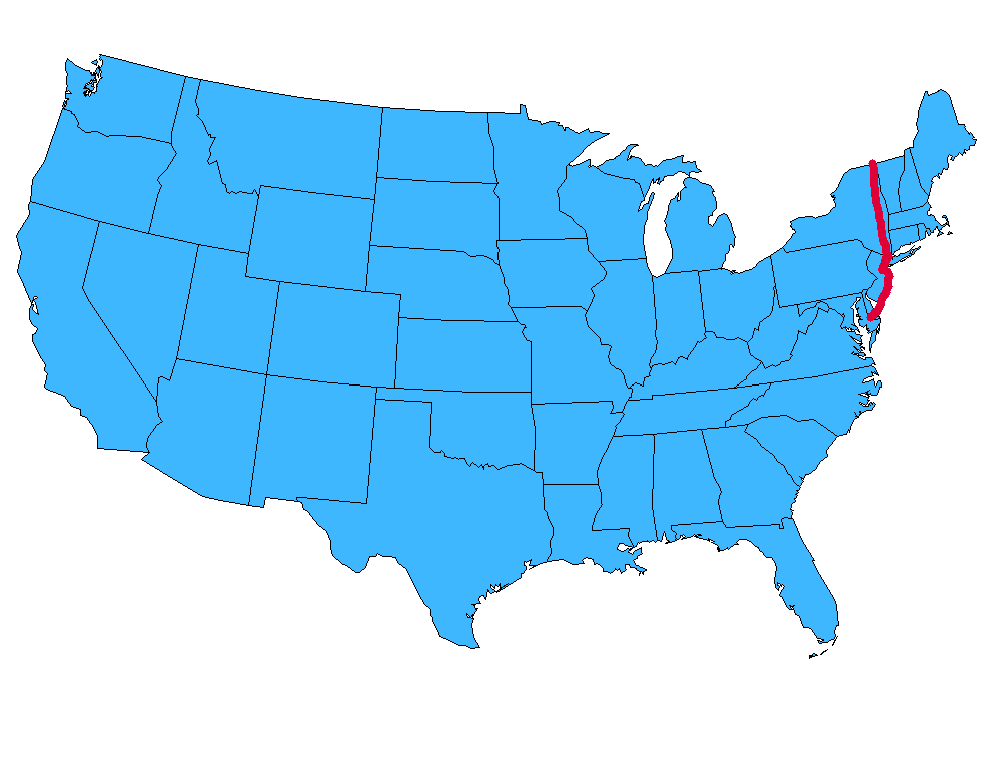 US 9 Map