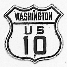 Historic shield for US 10 in Washington